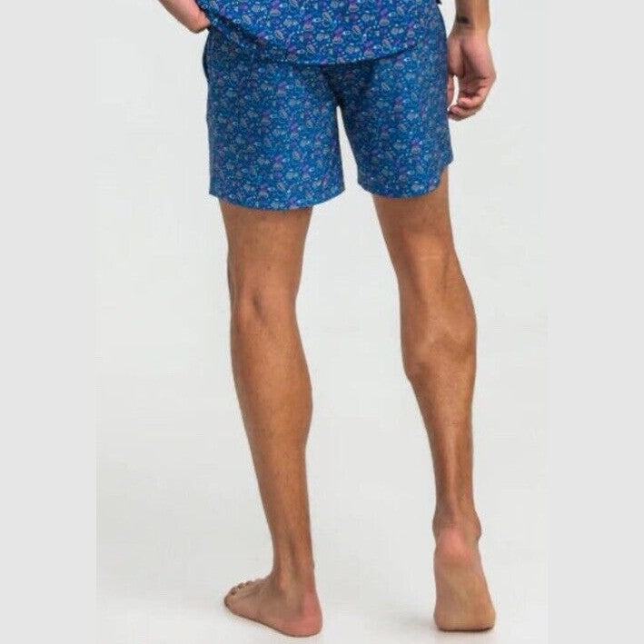 $68 SSCO Southern Shirt Co. Men’s Lined 5.5" Swim Trunks-Open Late-Small-New