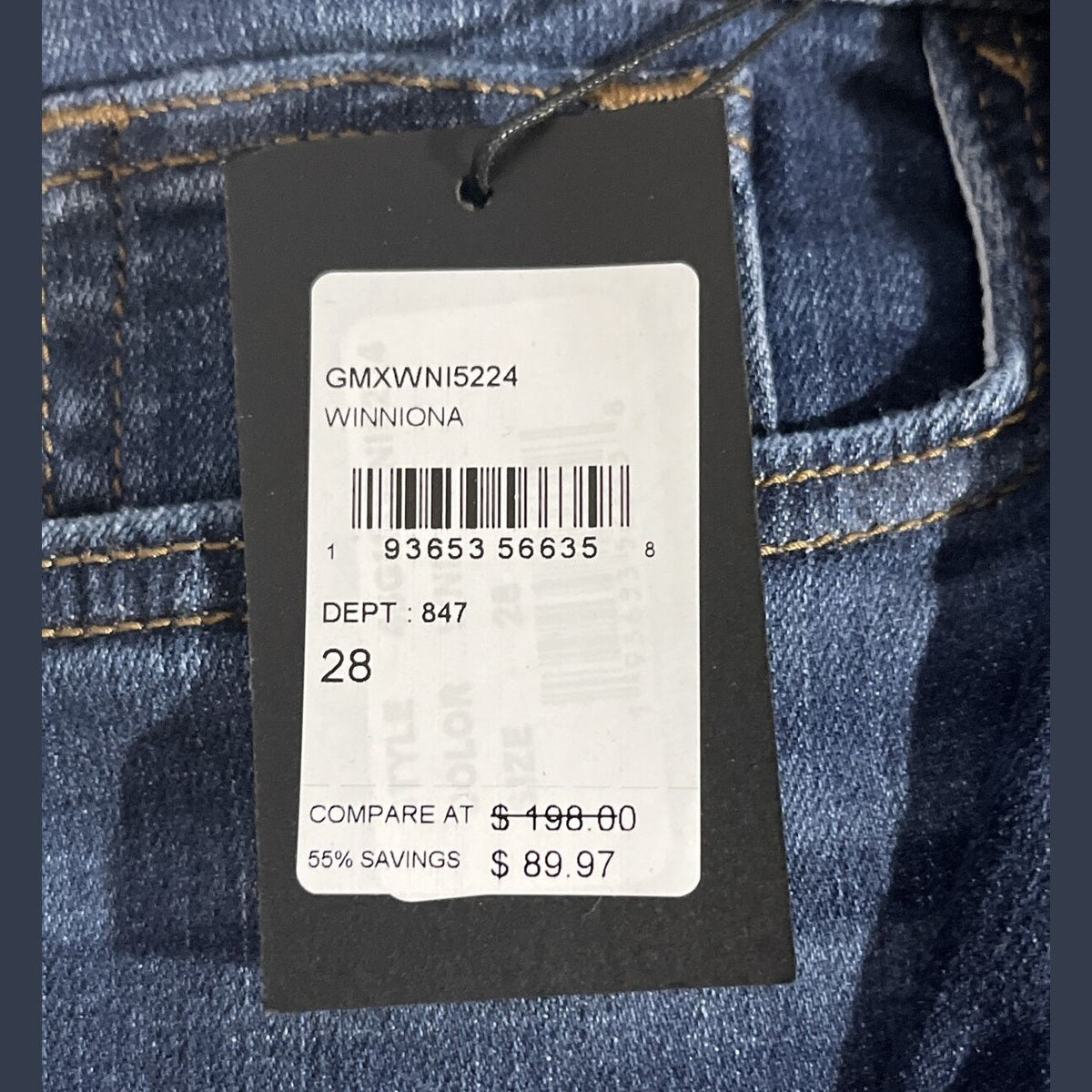 Joe's Women's Lara Mid-Rise Straight Ankle Jeans-Winniona- Size: 28W 27L-New$198