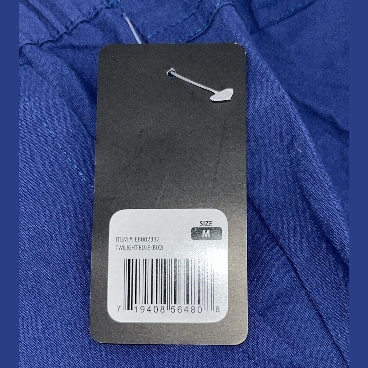 $80 Eddie Bauer Women’s Mason Belted Everyday/Campin Pants-Twlt Blue-Medium-New