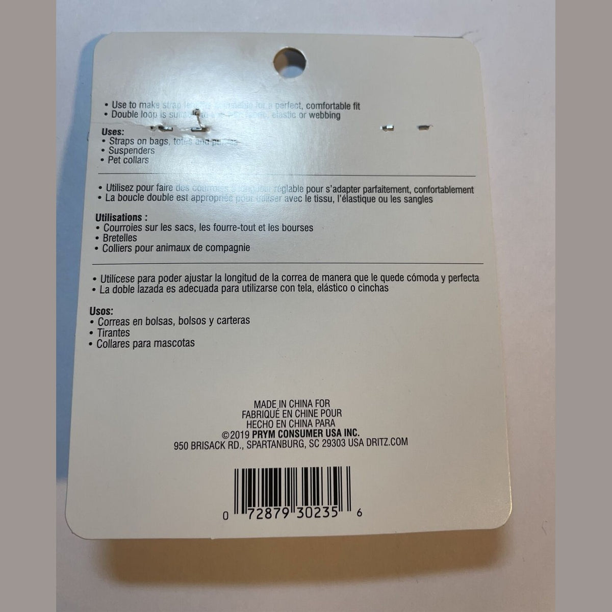 Dritz 1” Slide Adjusters BK146
