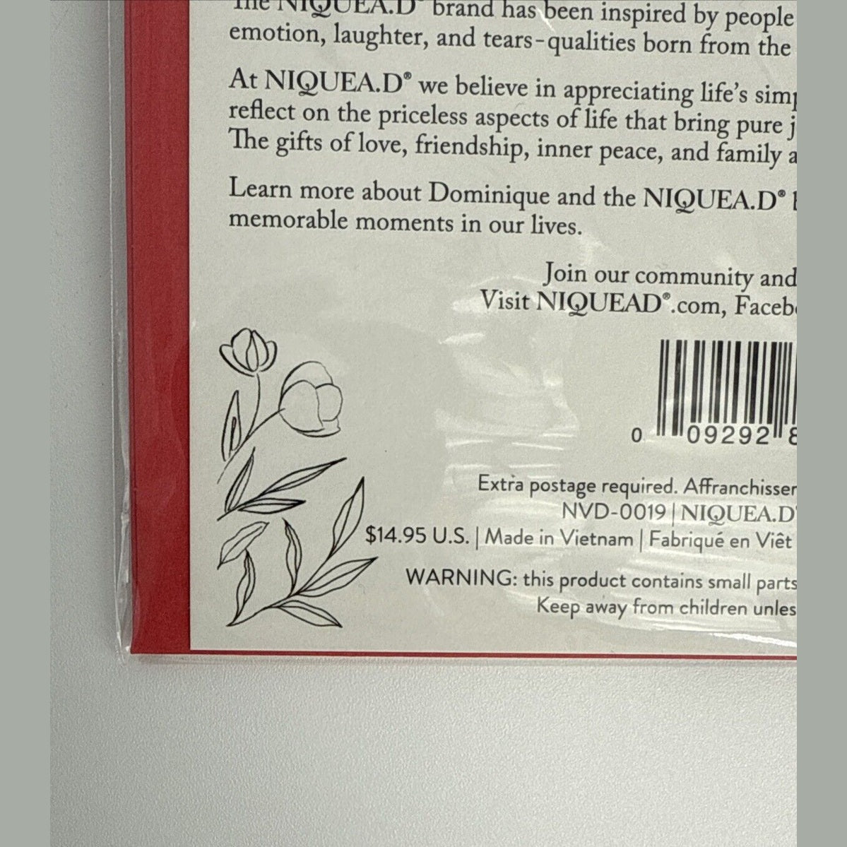 Lot Of 2 Niquea.D Dimensional Valentine's Day Greeting Cards- Upscaled Quality!