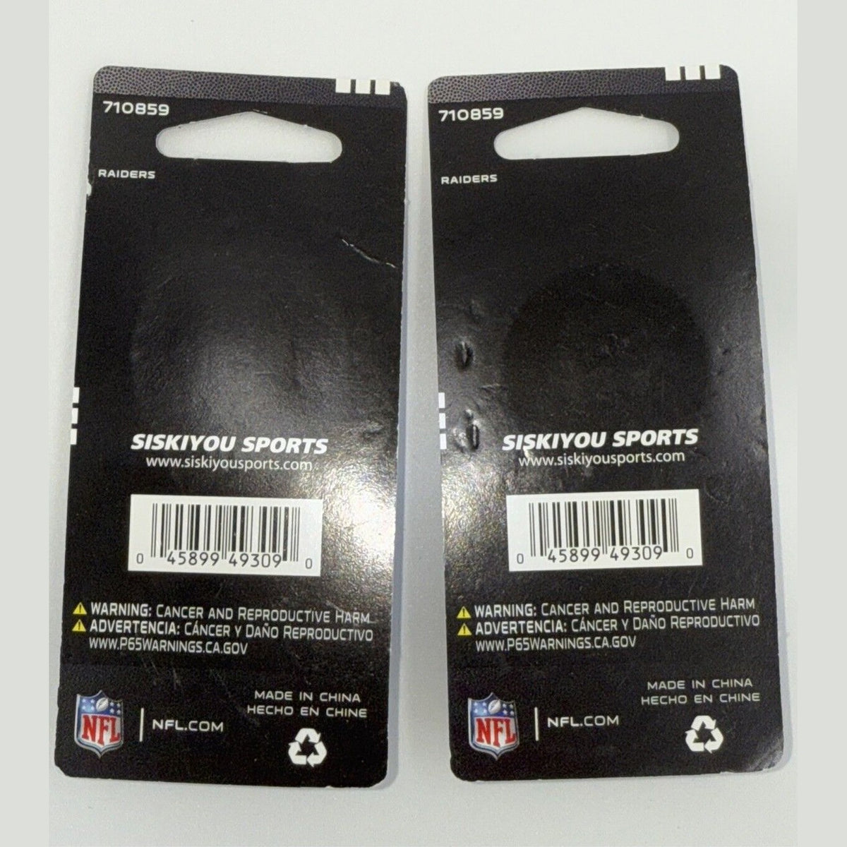 Lot Of 2 Siskiyou Sports Dallas Cowboys Metal Decorative Key Chain- NFL New