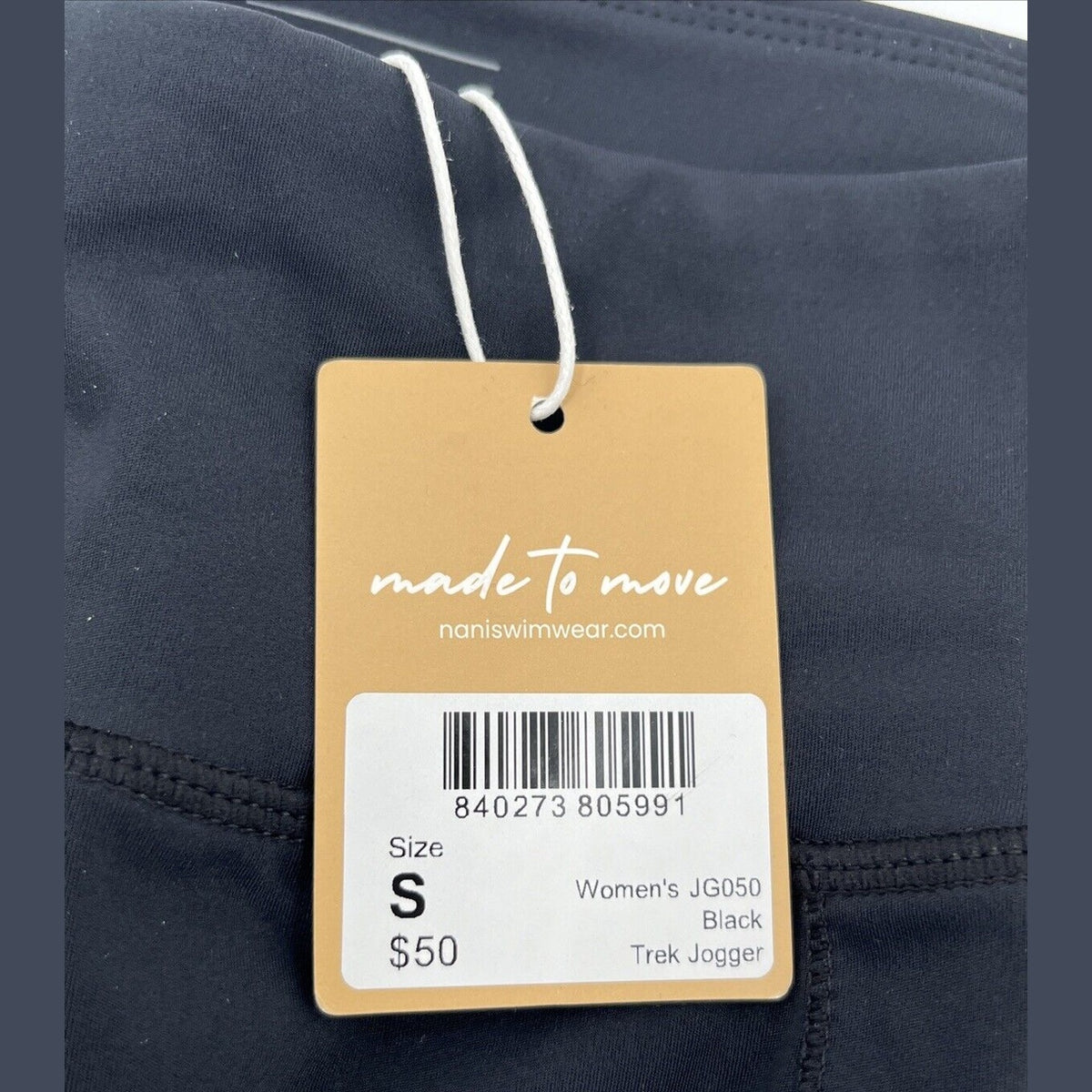 $50 Nina Women’s Made To Move Trek Jogger Pants - Black - Small - New Tags