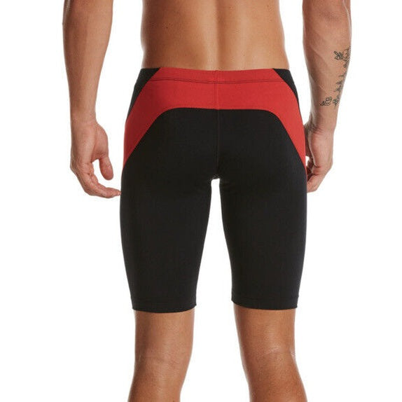 Nike Swim boys Vex Color block Jammer- University Red - Size : 24- New $52