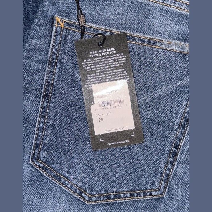 $205 Hudson Women’s Jeans - High Rise Straight Crop- Sweet Dreams- Size 29