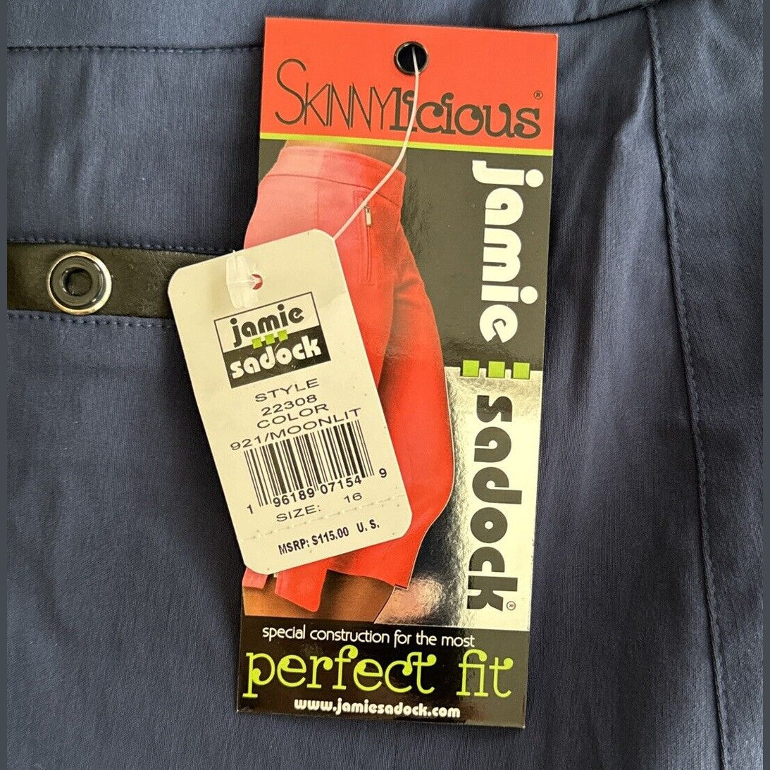 Jamie Sadock Women's 16" Skinnylicious Golf Skort- Moonlit- Size 16 - MSRP $115