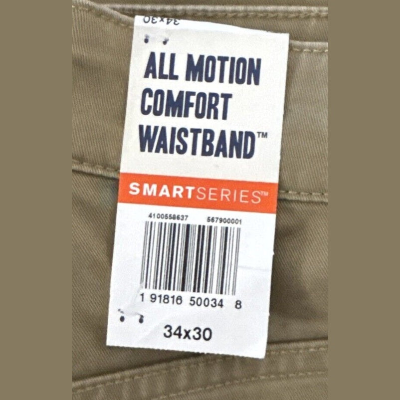 Dockers Men’s Straight Fit Jean Cut All Seasons Tech Jeans Pants-Khaki-33W 30L
