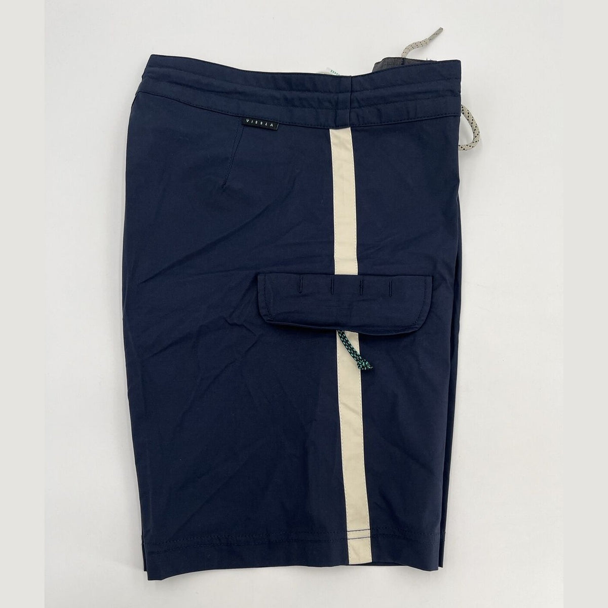 $65 Vissla Men’s Trip Out 17.5" Boardshort Swim Shorts-Navy Blue-Size: 28”W-New