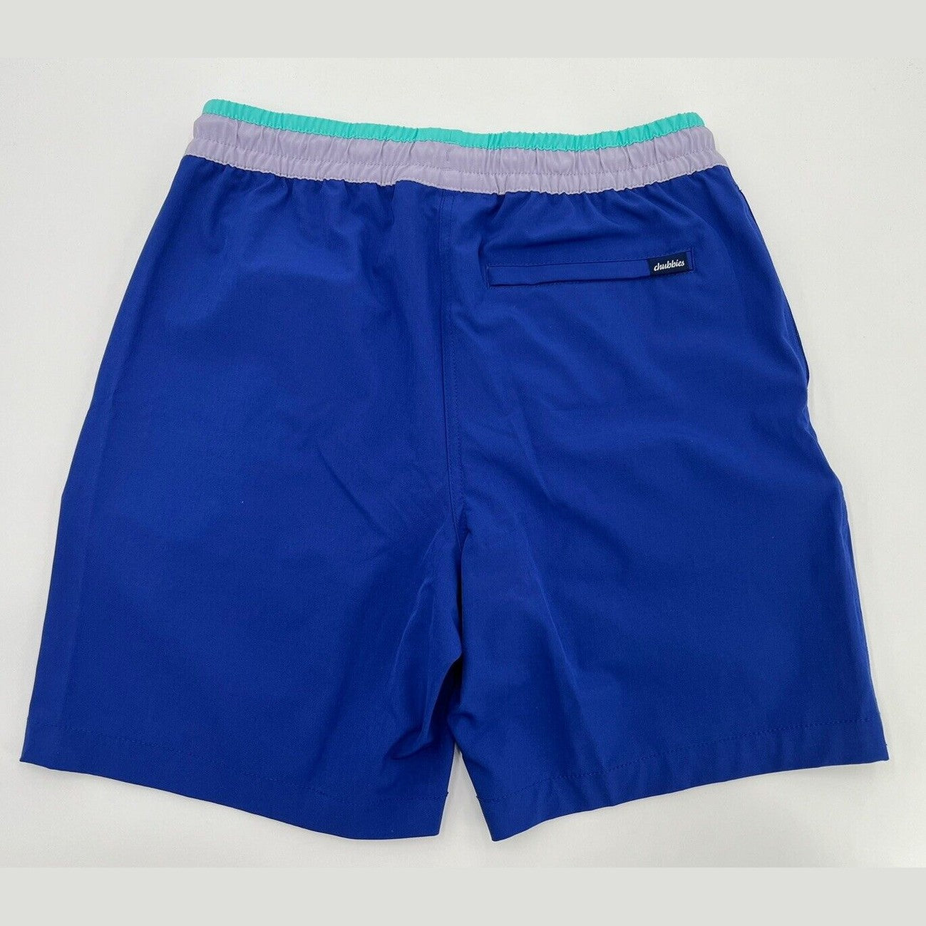 Chubbies Men's Stretch Swim Trunks 7" The Weekend Plans -Blue-Small -New $79.50
