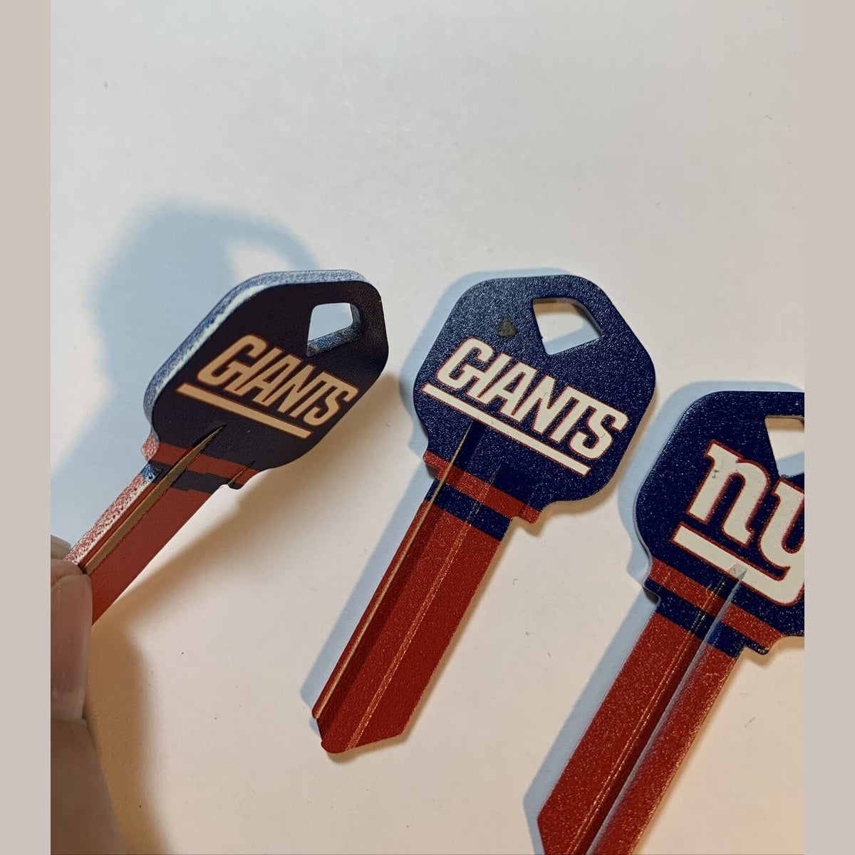 Lot 4 Blank Keys House or Office Blank KW1 - New York Giants