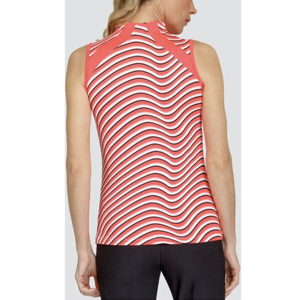 Tail Blooms Funnel Chest Inserts Zip Mock Golf shirt- In Focus - XL- New$65