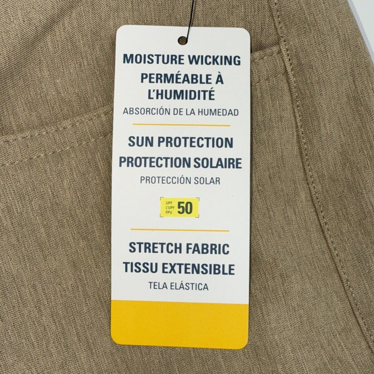 $80 Jack Nicklaus Men’s 5 Pocket Golf Pants Active- Chinchilla-Size: 34W 30L-New