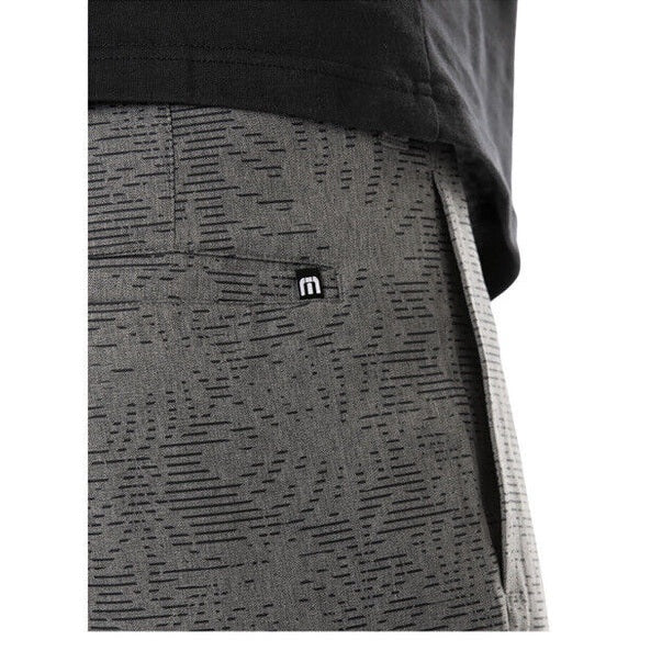 Travis Matthew Go Fish Golf Shorts Size 30W- Heather Gray Pinstripe New $89.95