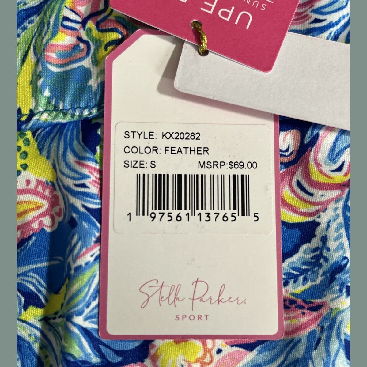 $69 STELLA PARKER Floral Tennis Golf UPF 50 Built-in Shorts Stretch Skort-Small