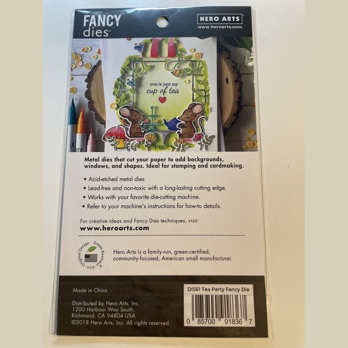 Hero Arts Fancy Dies Tea party Fancy Die DI561