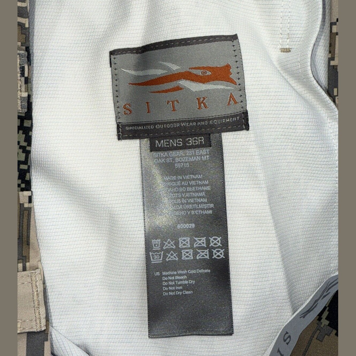 Sitka Men’s Traverse Pant 600029-OB 36R -Open Country-Size: 36R-New $159