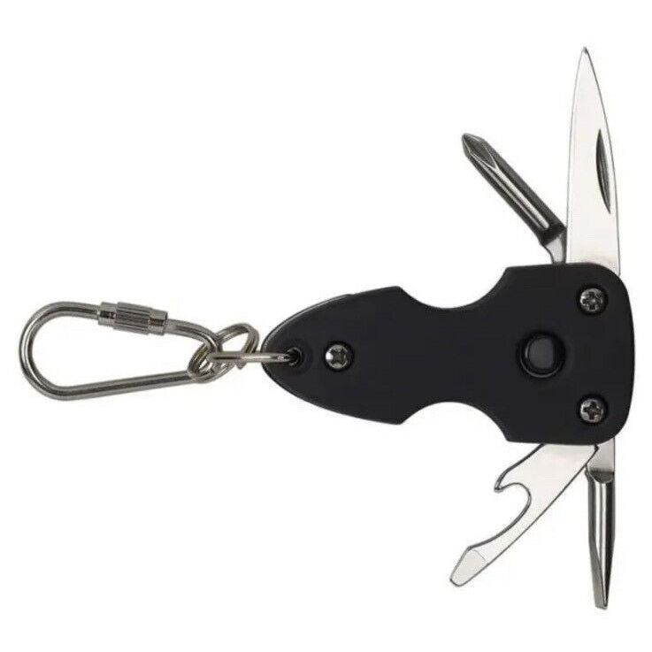 Wild & Wolf Gentlemen's Hardware Multi-Tool Flashlight, Knife, Screwdriver, Etc.