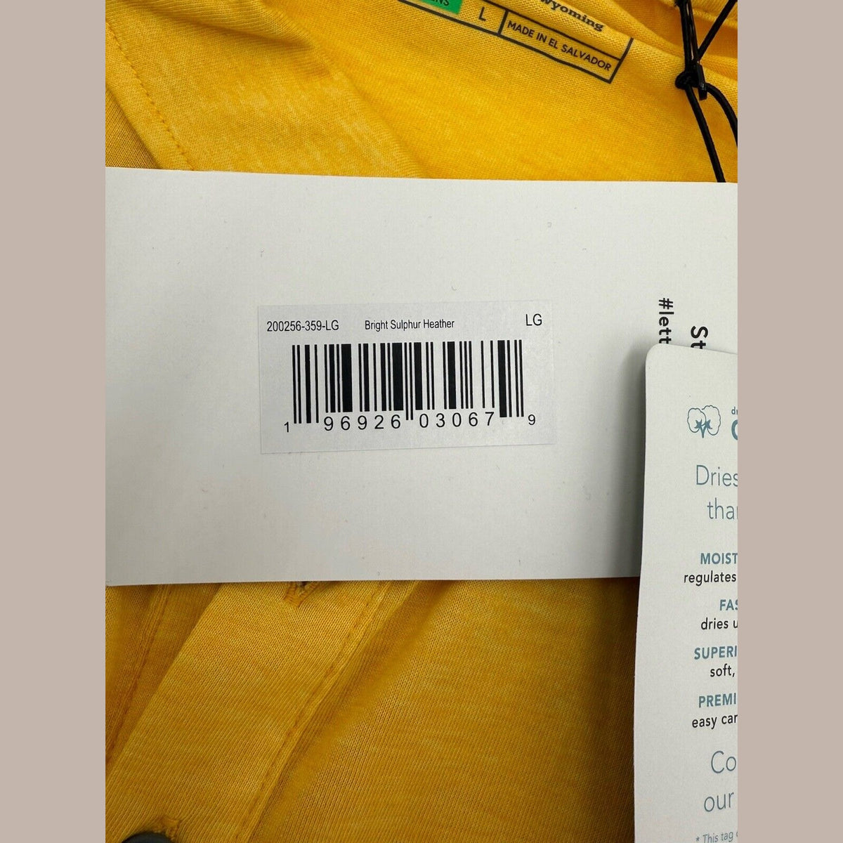 Stio Men's Divide Polo Short Sleeve Jersey Polo Shirt-Bright Yellow-Large-New