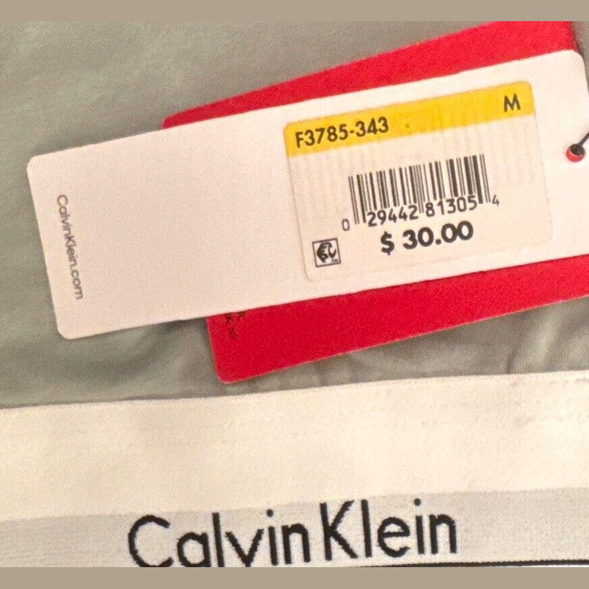 Calvin Klein Women's Modern Cotton Unlined Bralette F3785- Sage Meadow- Medium