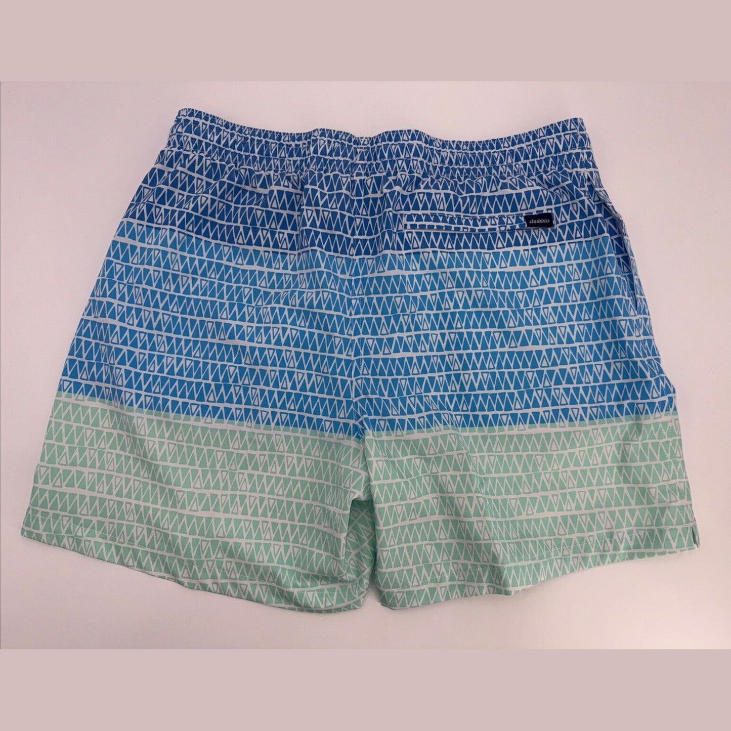$70 Chubbies The Ocean Trifectas 5.5" Inseam Swim Trunks- Multi -Large -New Tag