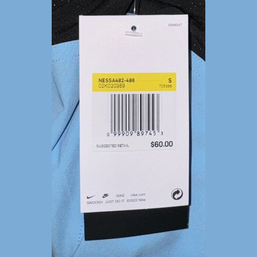 NIKE Men’s Contend Shorts Swim Trunks Volley 9” - Aquarius Blue- Small -NWT $60
