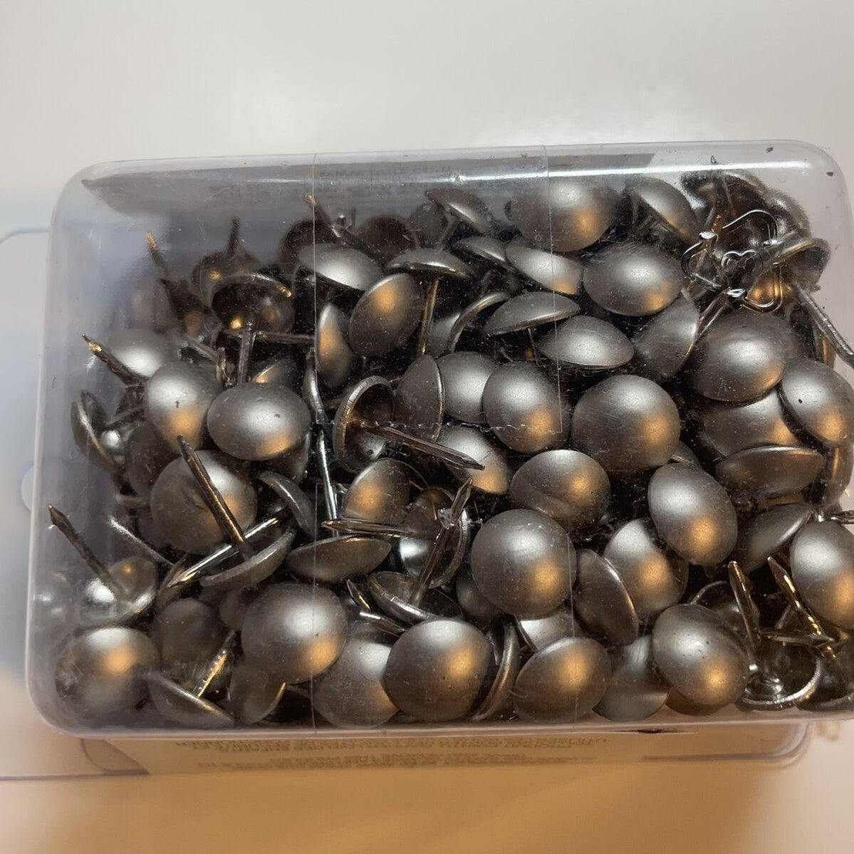 Dritz Home 44254 Smooth Decorative Nails, 7/16-Inch, Brushed Nickel (300-Piece)