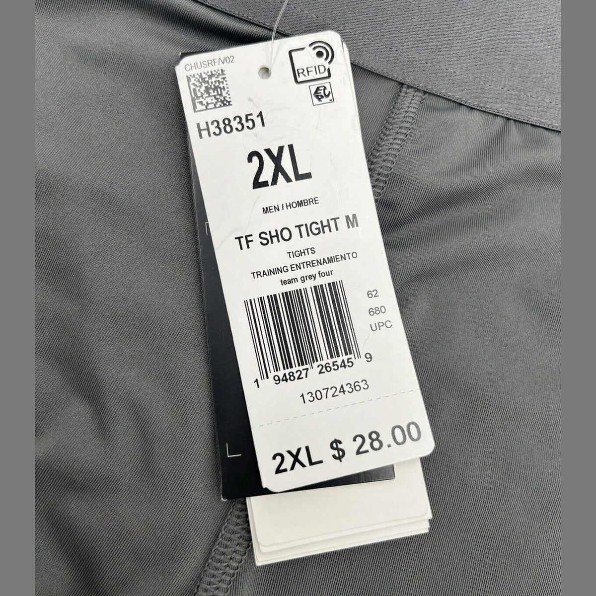 Adidas Men’s Techfit Aeroready Training Tights Compression Shorts-Grey-2XLarge