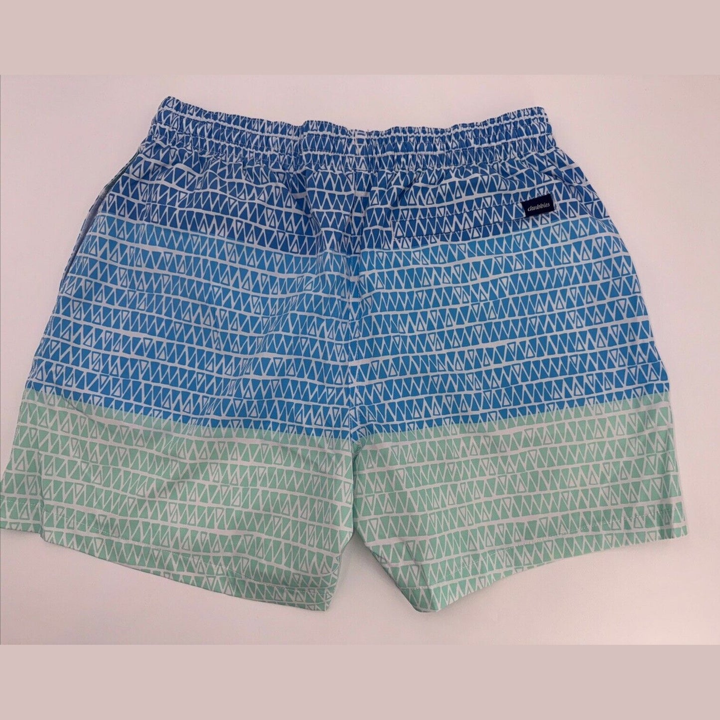 $70 Chubbies The Ocean Trifectas 5.5" Inseam Swim Trunks- Multi -Medium-New Tag