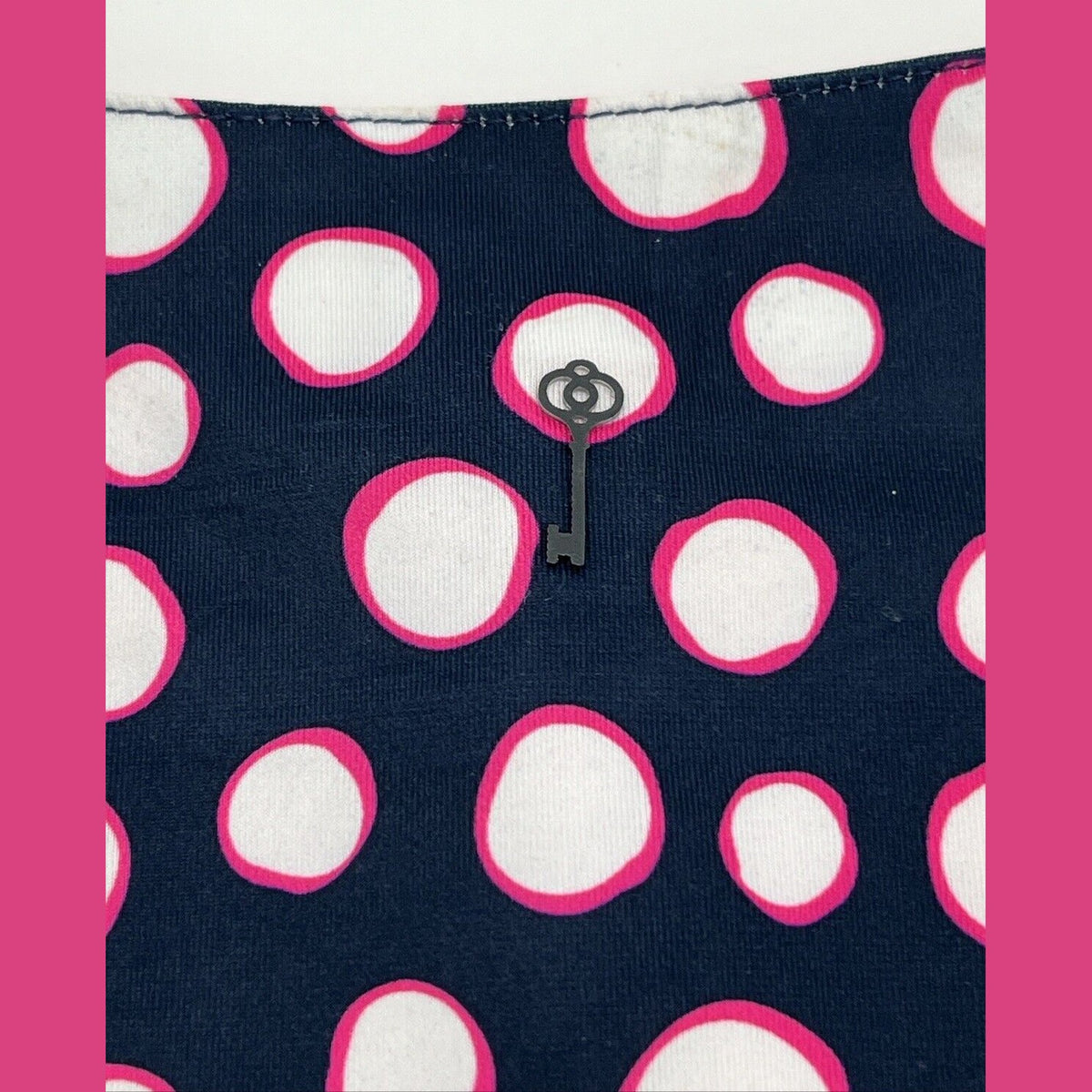 $79 Belyn Key Women’s Dandy Dot Ink Print Reversible Sleeveless -XSmall- New Tag