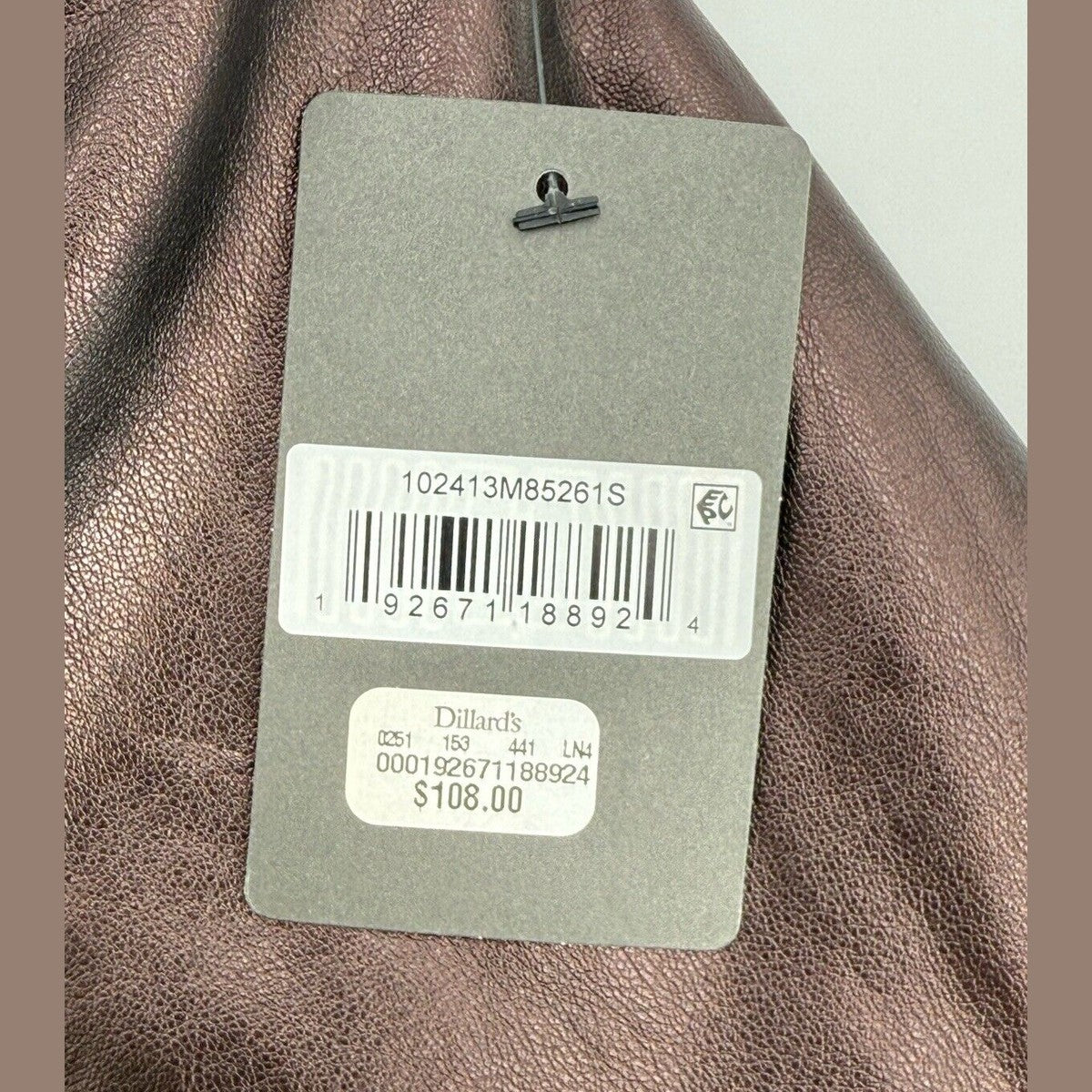 $108 Lysse Women's Stretch Skinny Faux Leather Leggings Pants-Copper -Small- New