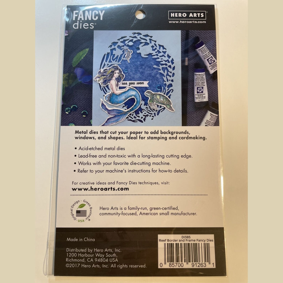 Hero Arts Fancy Dies Reef Border And Frame Fancy Dies DI385