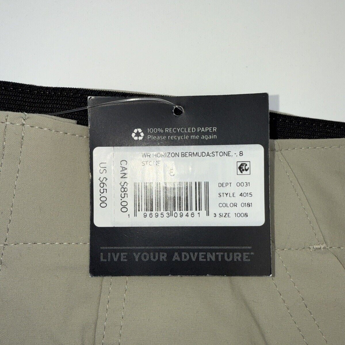 $65 Eddie Bauer Women’s Horizon Bermuda Shorts- Stone Beige-Size: 8 (29” To 32”)