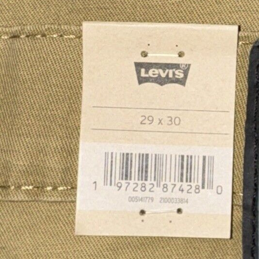$69 Levi’s Men’s 514 Straight Stretch Jeans - British Khaki- 29W x 30L- New Tags