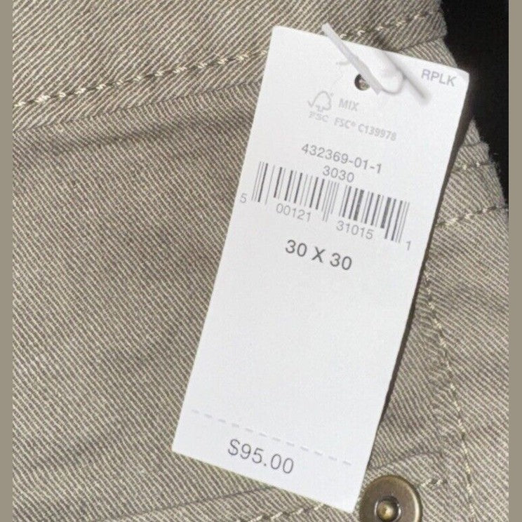 Banana Republic Men’s Linen Blend Five Pocket Pants-Desert- 30W 30L