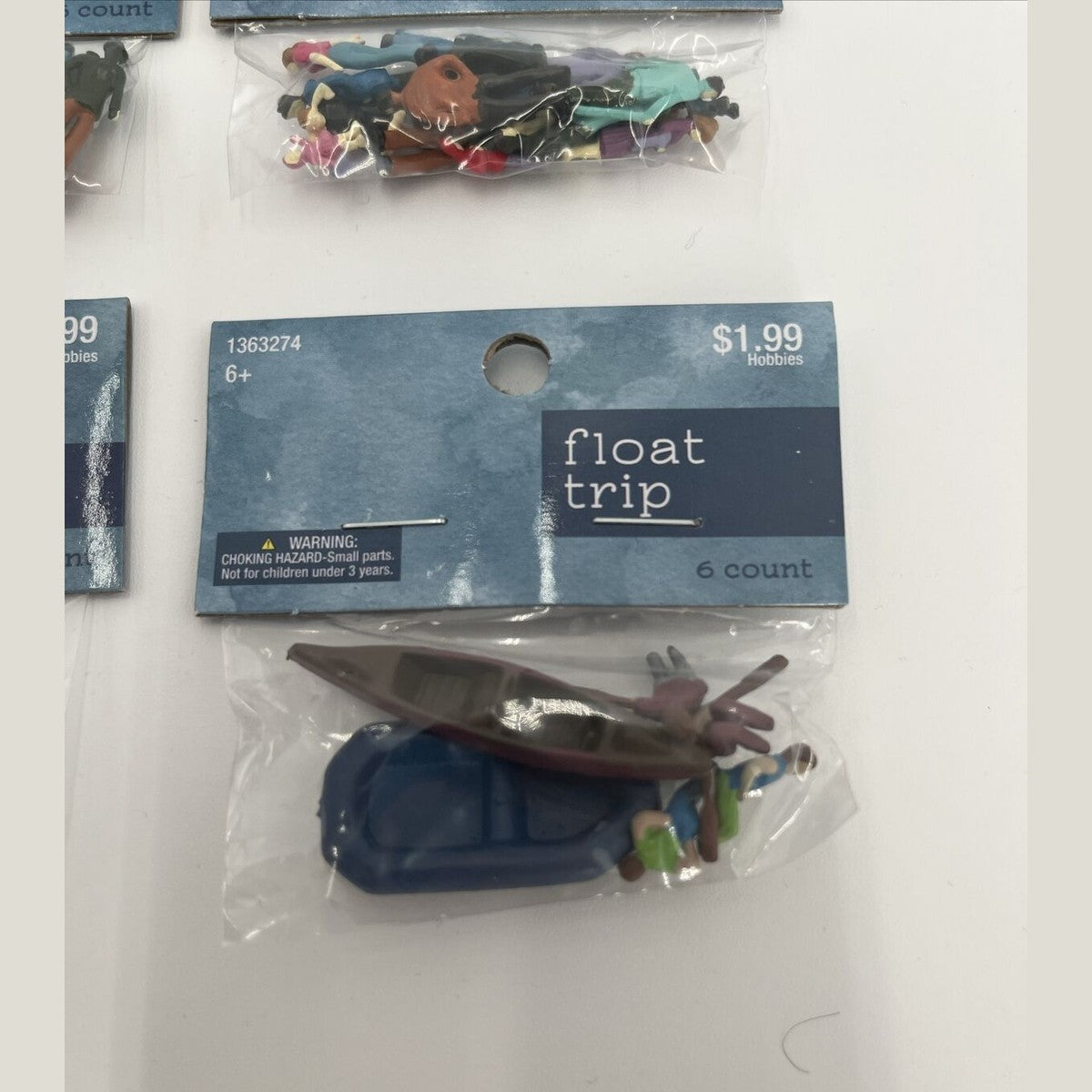 6 Pack Lot Of Mini Figures From Hobby Lobby- 3 People, 1 Float, 2 Farm- Deal!