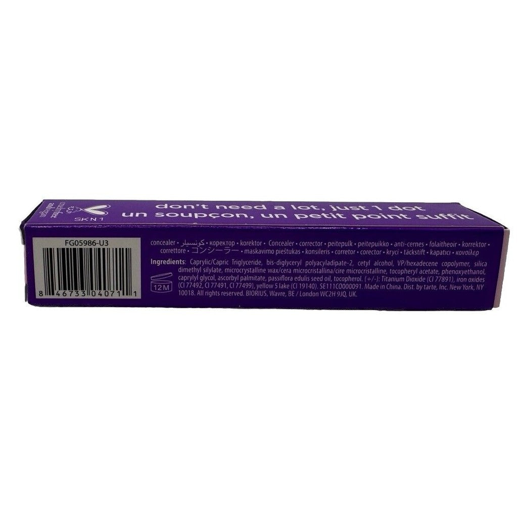 Tarte Travel Size Creaseless Concealer- 34G Medium Golden - 0.035 oz