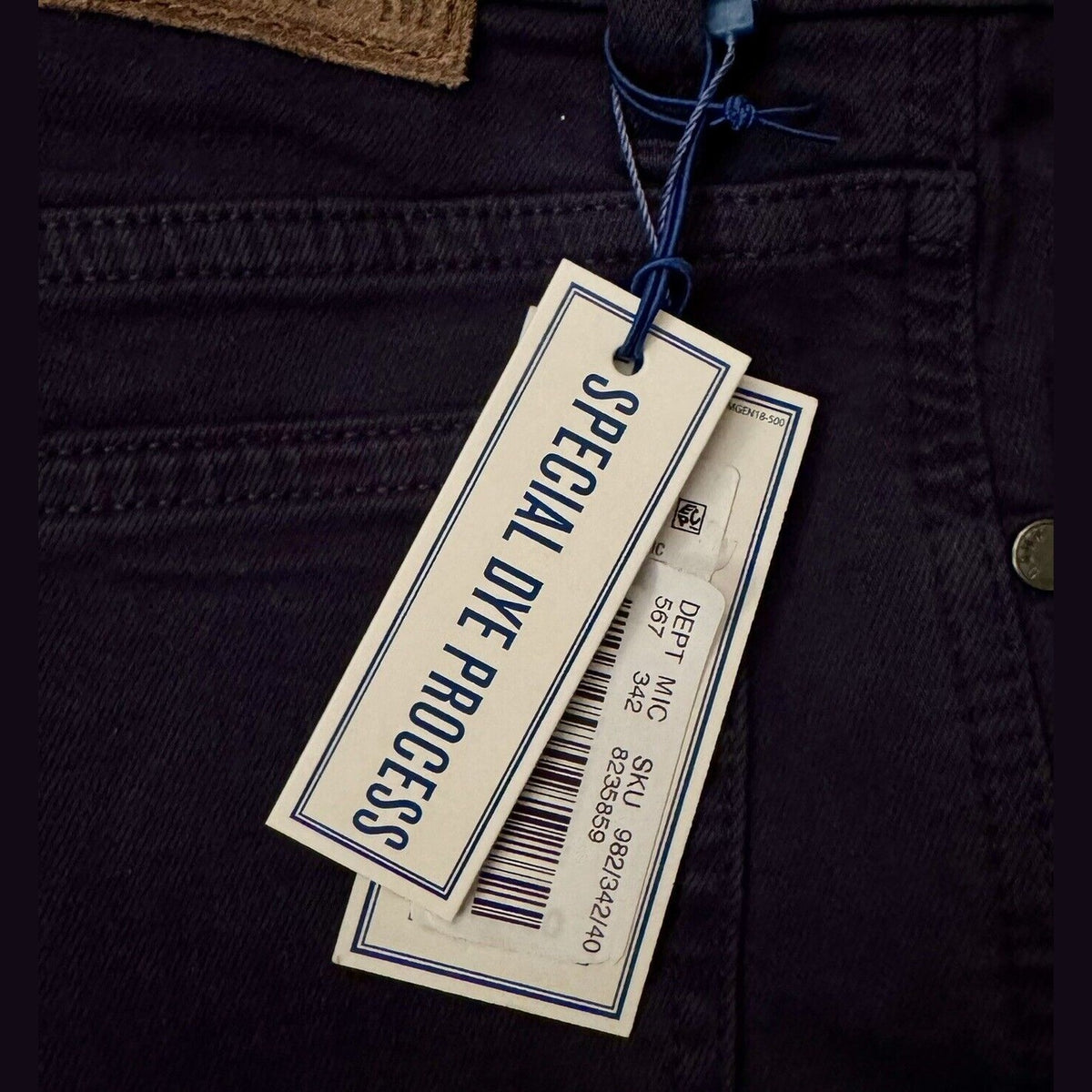ROWM 5 Pocket Denim Pant Jeans-Navy- Men's Size 32WX32L - NWT