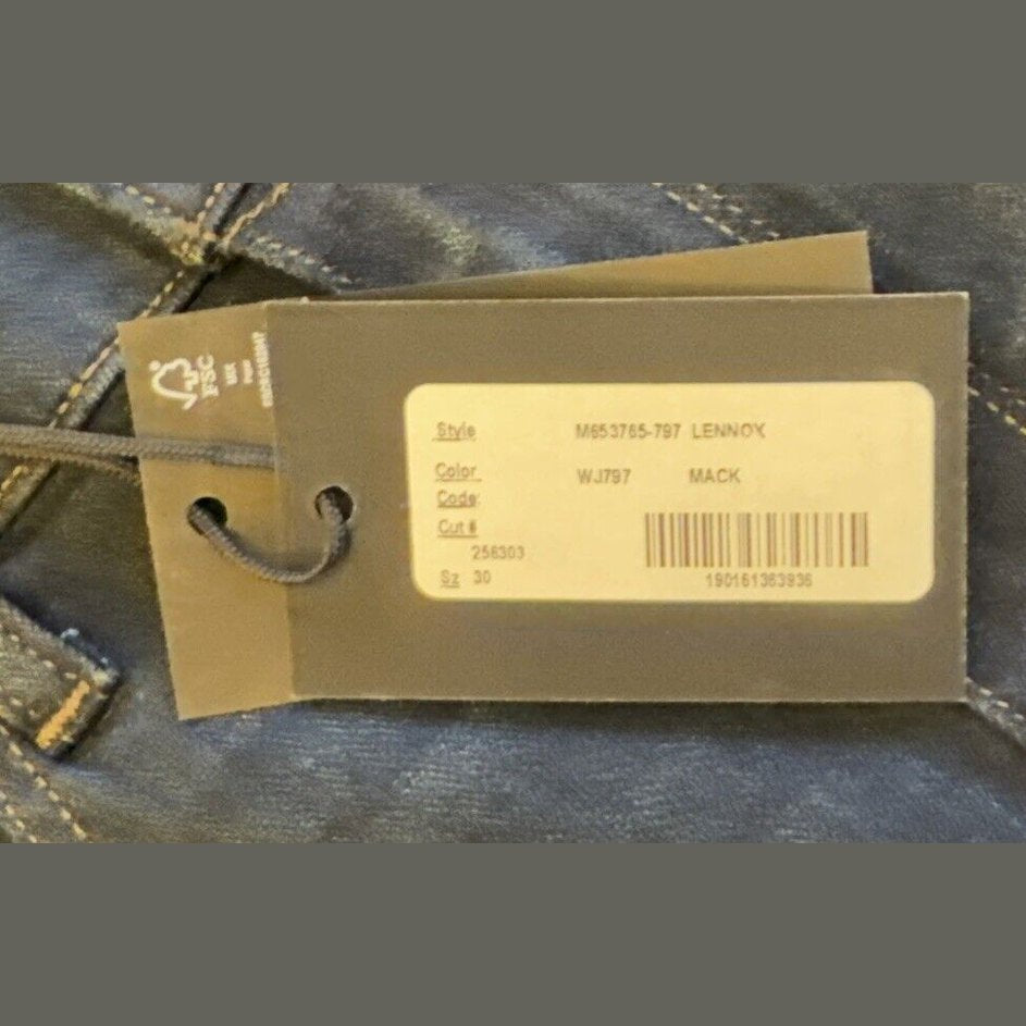 $199 Paige Men’s Lennox Slim Jeans- Mack- Size 30Wx33L - Brand New