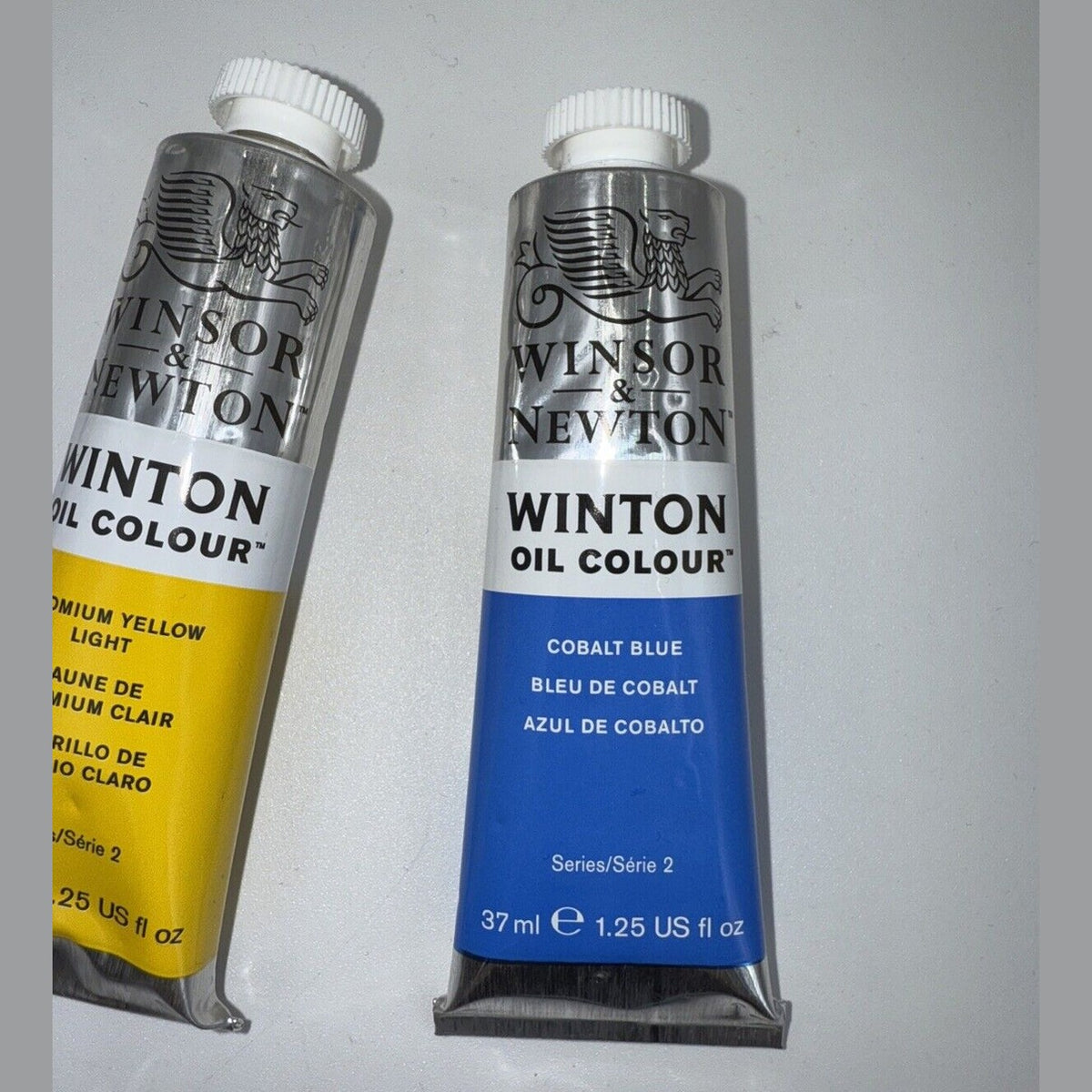 Combo Of 3 Winsor and Newton Winton Oil Colour 1.25 oz. Cadmium Red,Yellow,Blue
