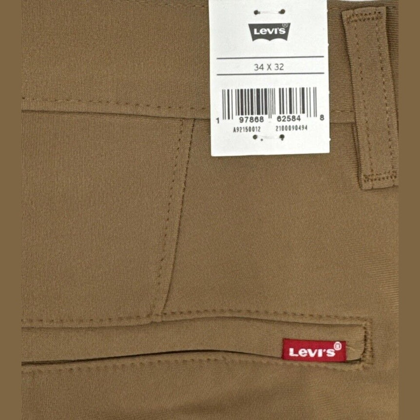 $69 Levi’s XX Chino Standard Tech Men’s Pants- Brown Walnut- 34W x 32L- New Tags
