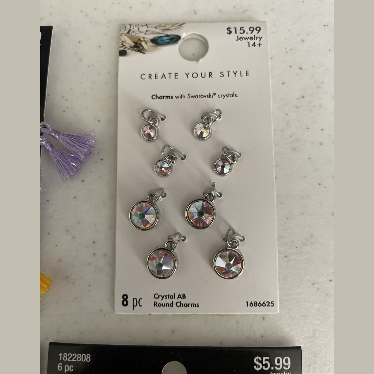 Combo Lot Of 4 Packages Charm Me - Great Styles & Colors Over $43 Retail