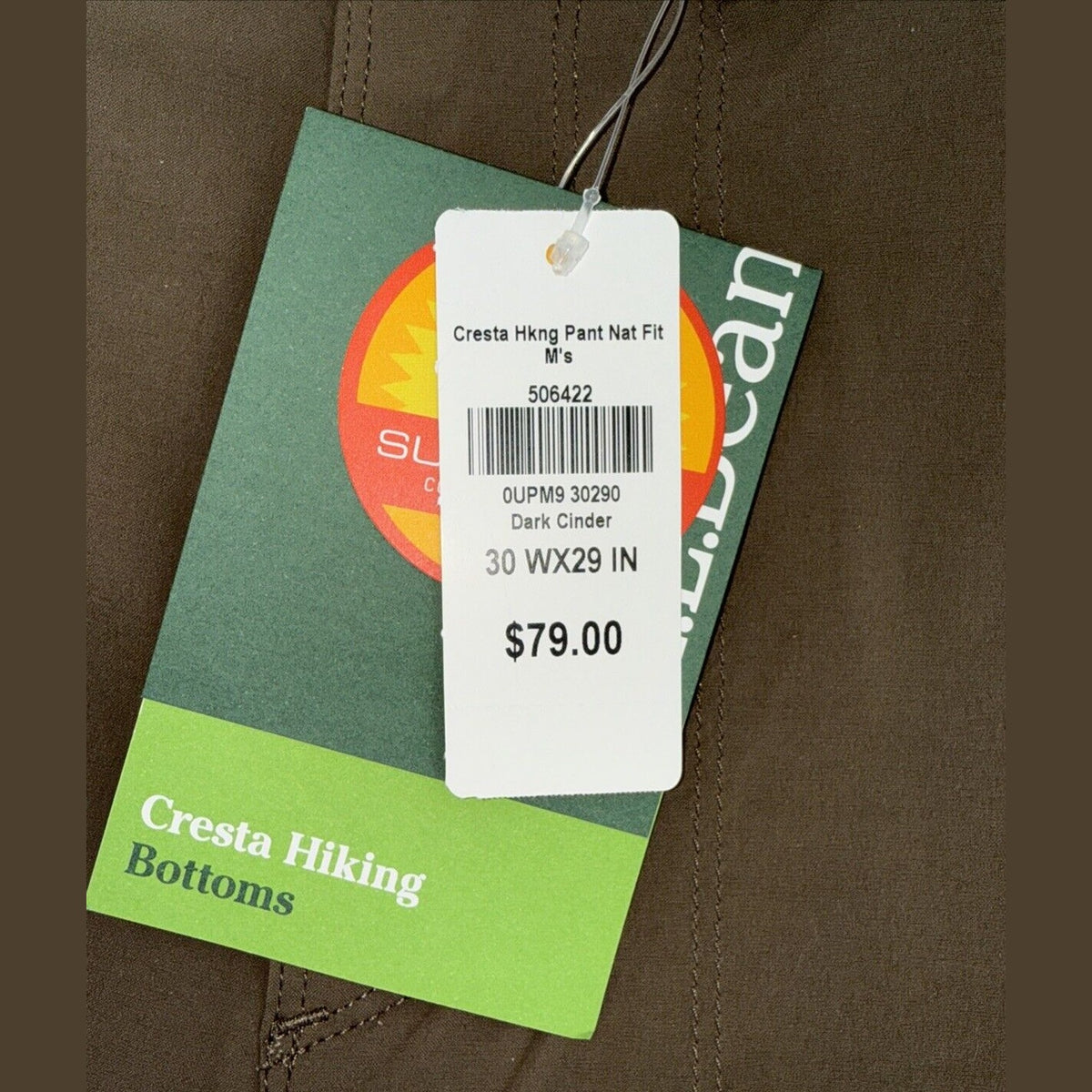 $79 LL Bean Men’s Cresta Hiking Cargo Nylon Stretch Outdoor- Cinder- 30W 29L