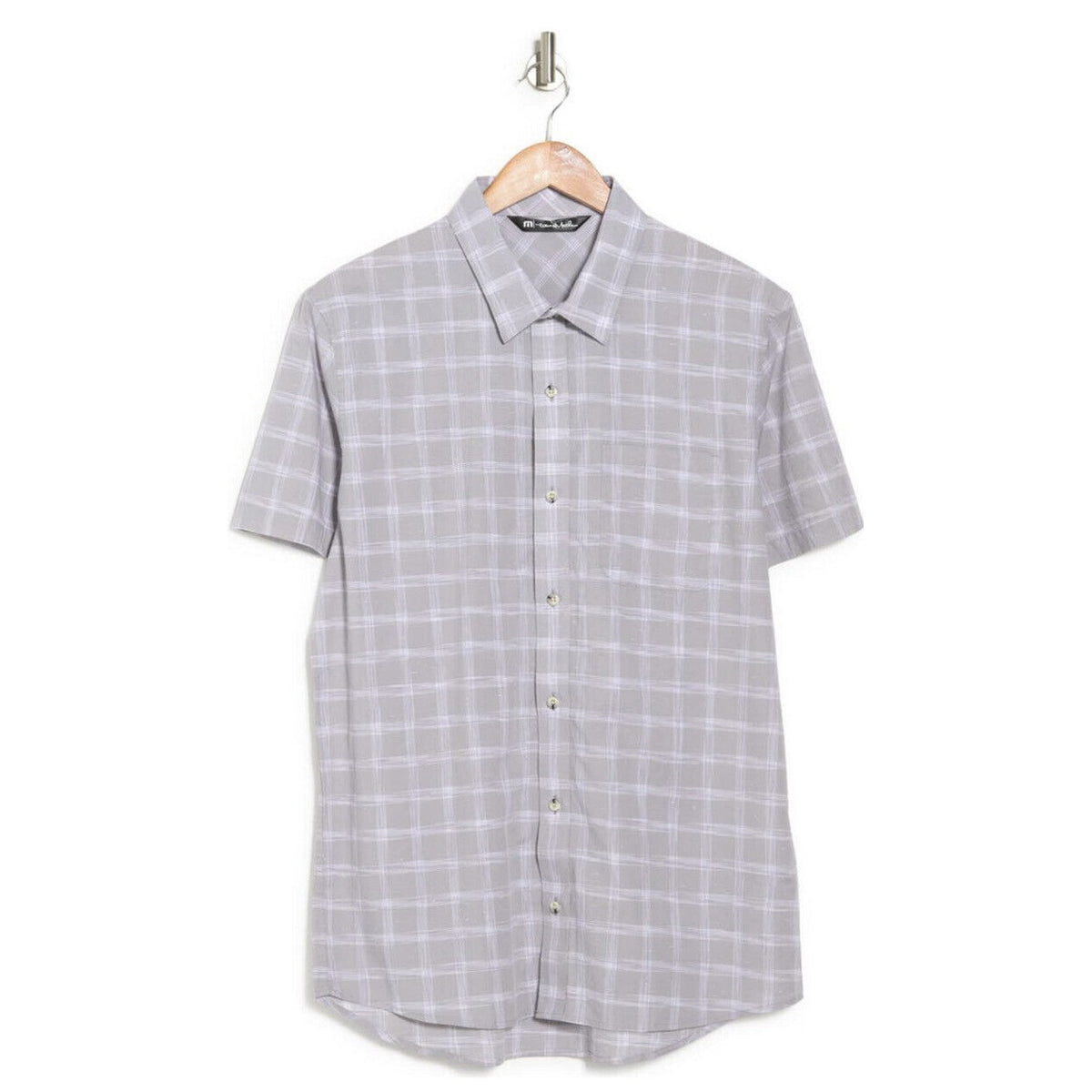 Travis Mathew Rancho Mirage Button Shirt - Heather Sharkskin -Medium- New Tags