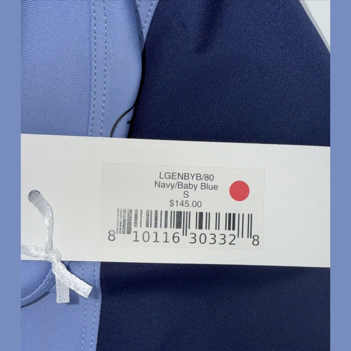 $145 Héros Women's 80s Leggings - Navy / Baby Blue - Small - New Tag