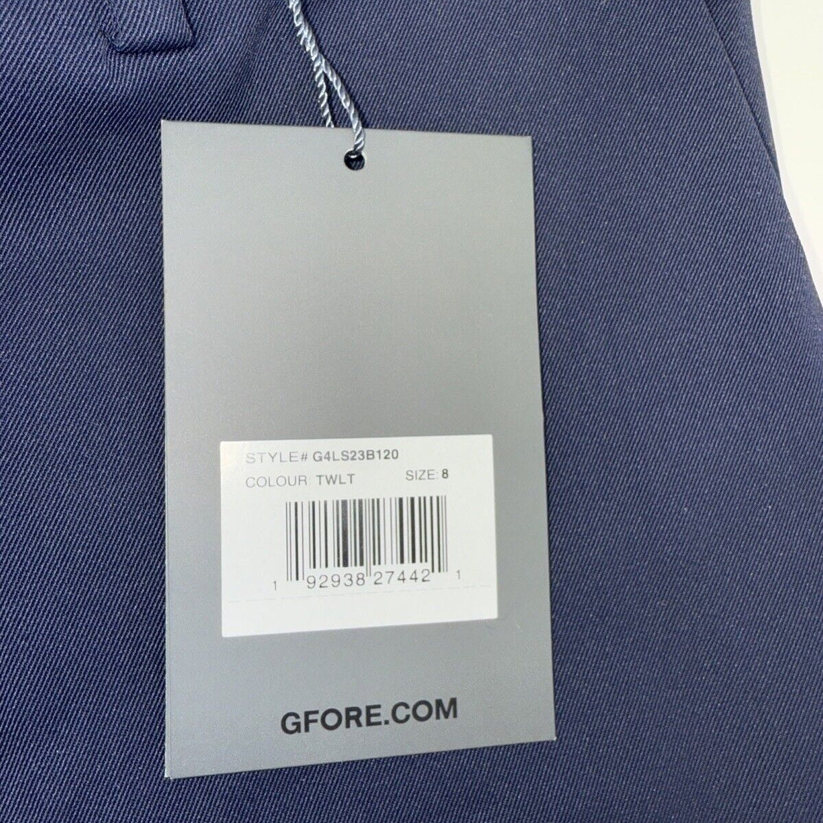 $180 G/Fore Women’s Twill Luxe Straight Leg Golf Pants-Navy Blue-Size: 8 (32W)