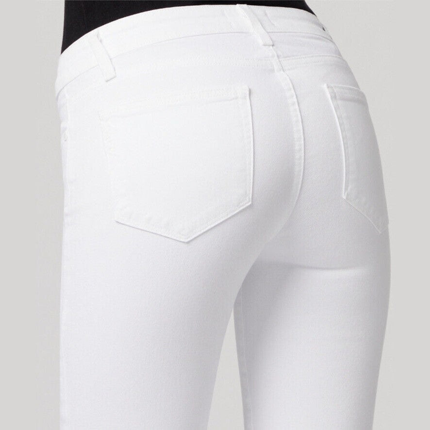 PAIGE Skyline Ankle Peg Skinny Jeans Women's Denim Low Rise- White- 32W 28L-New