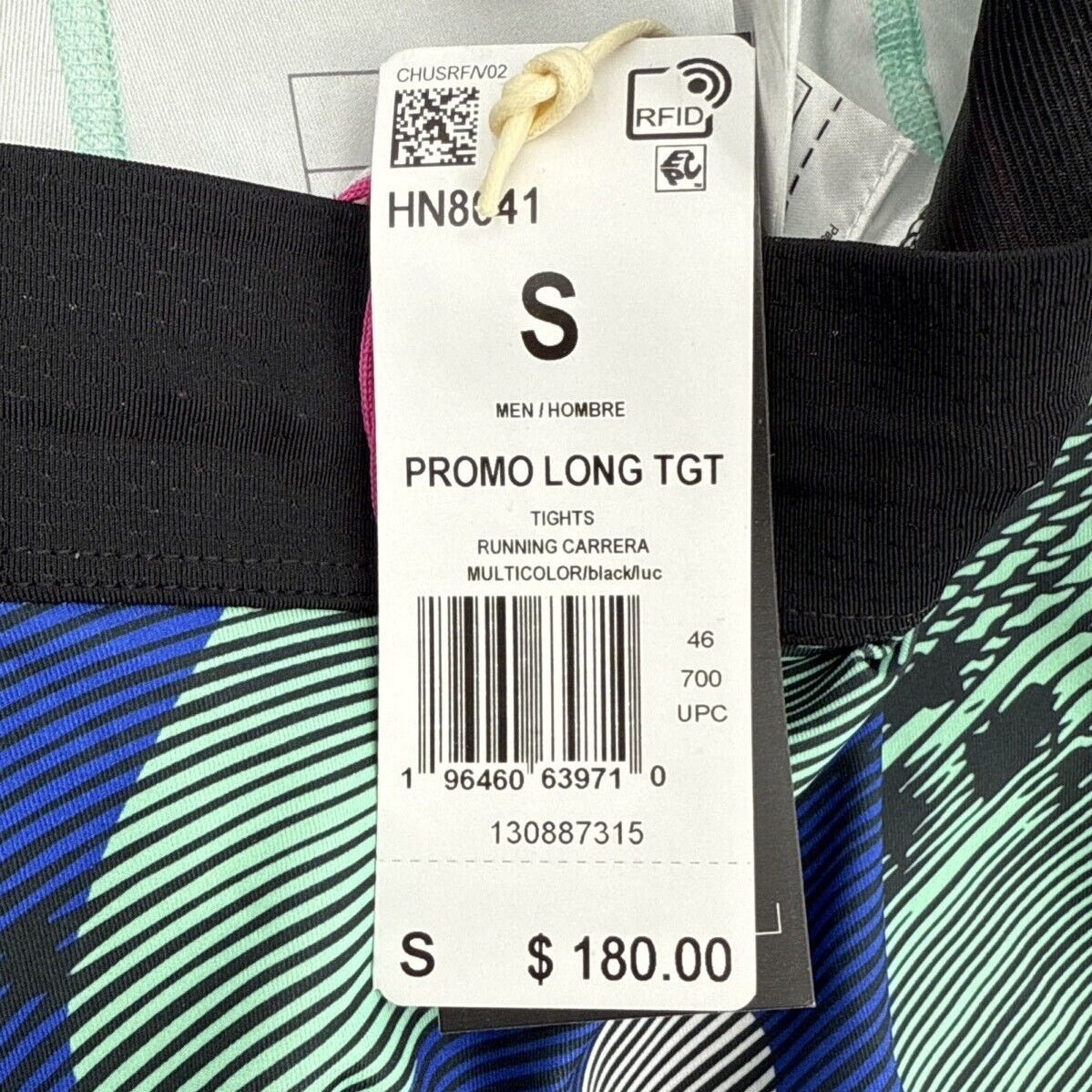 $180 Adidas Men’s Track & Field 2023 Pro Elite Team Long Tights-Size Small-New