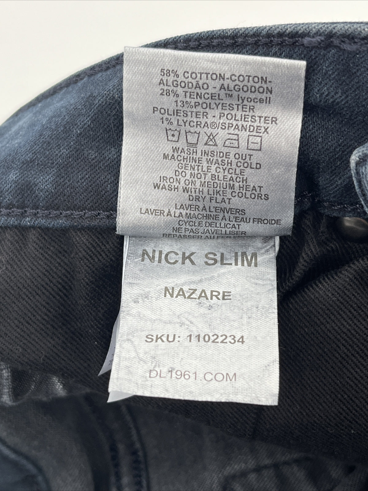 DL 1961 Men's Nick Slim Fit Jeans-Nazare Blue- Sz: 29W X 34L- New Tag $208