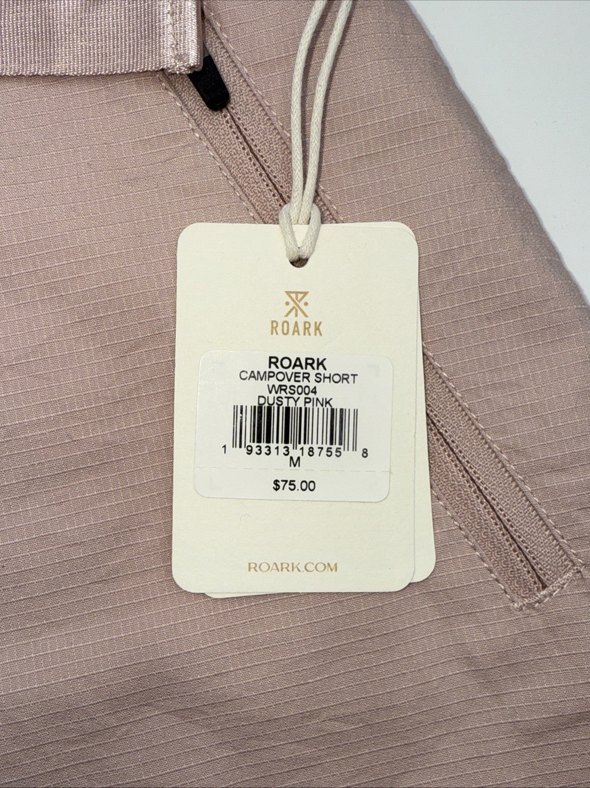 $75 Roark Women’s Campover Shorts 2” - Dusty Pink - Medium - New with tag