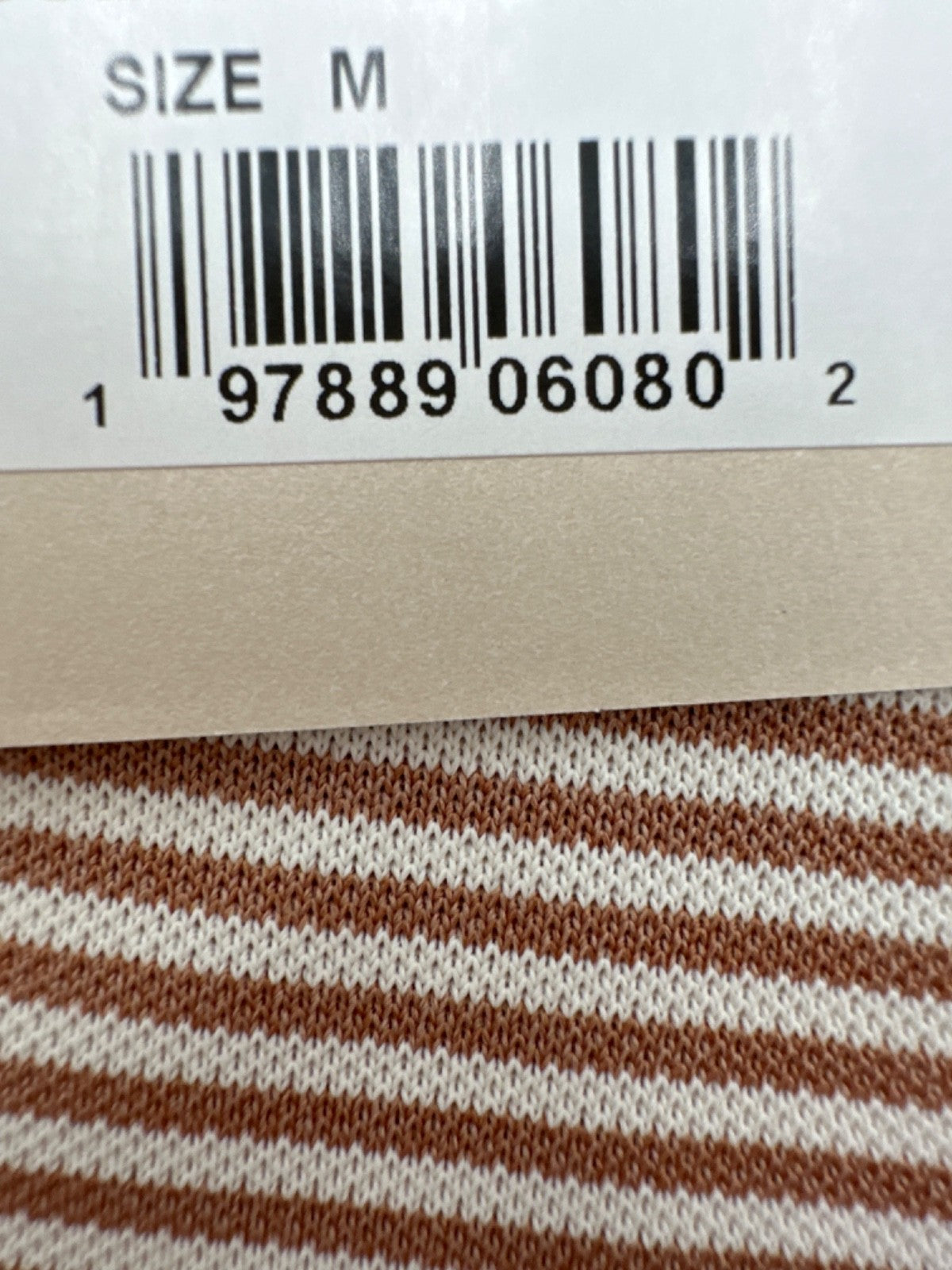 $110 Peter Millar Women's Sport Mesh Polo Shirt - Camel/Ivory - Medium - New Tag